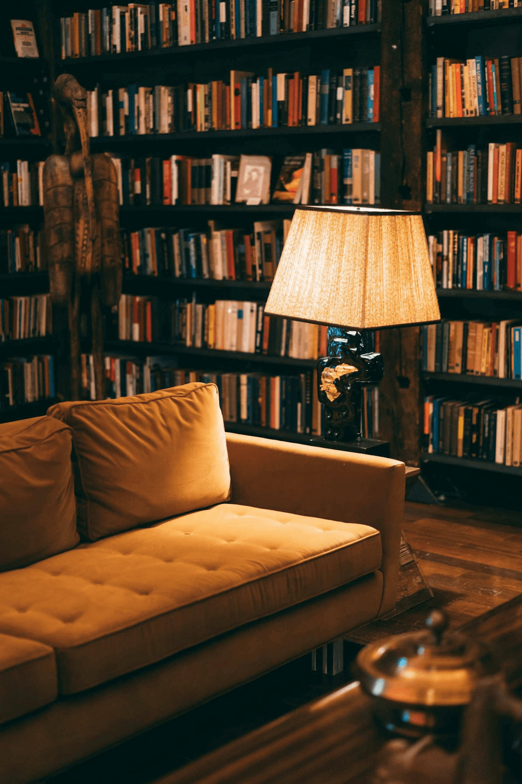 Home library design